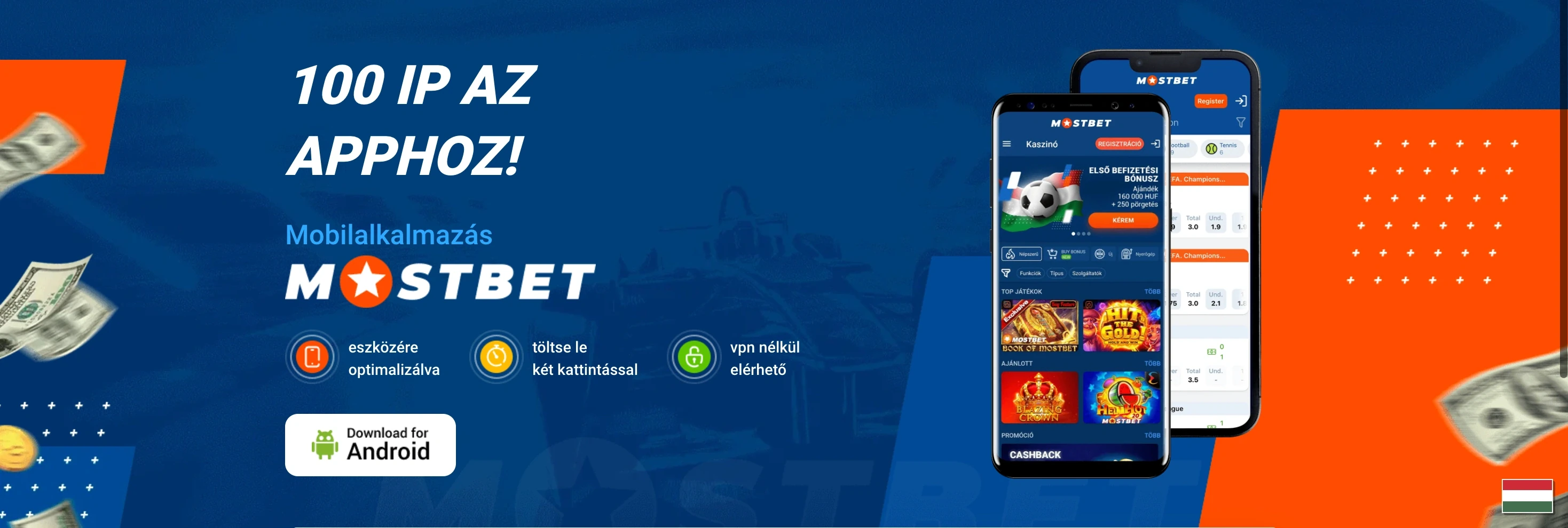 Mostbet app bónusz banner mobilos használathoz