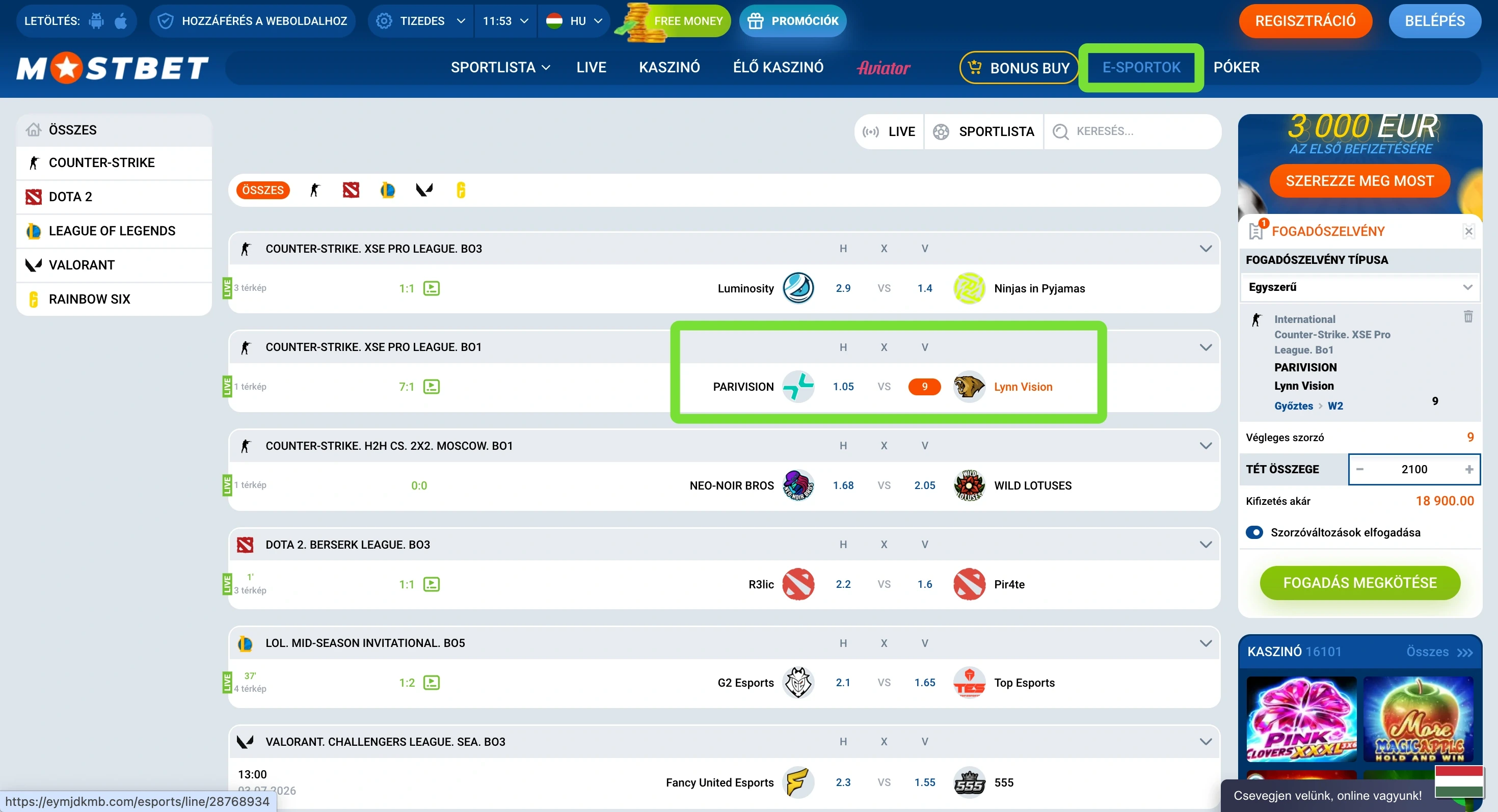 Mostbet élő meccs fogadási képernyő Mostbet élő meccs fogadási képernyő