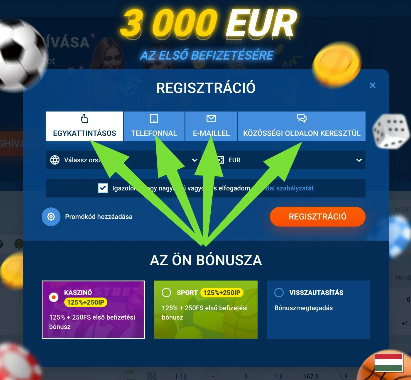 Mostbet regisztrációs módok áttekintése